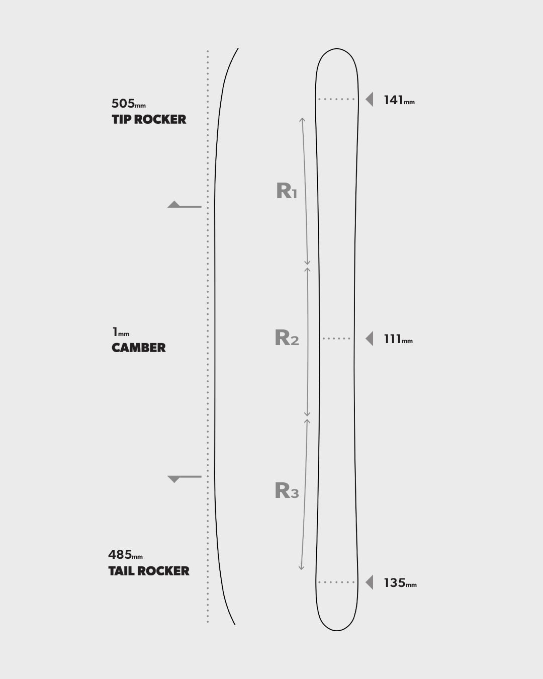 CANDIDE SKIS - BC 111